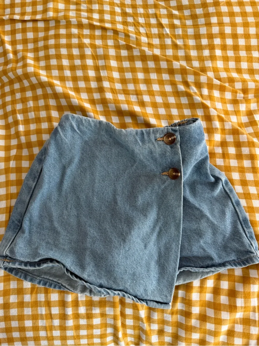 Light Blue Denim skort